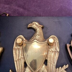 Vintage solid brass door knocker